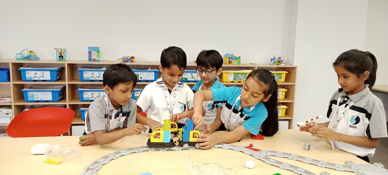 Students building AI prototypes